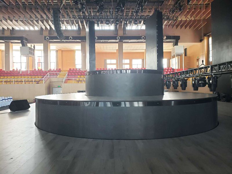 升降旋轉子母臺